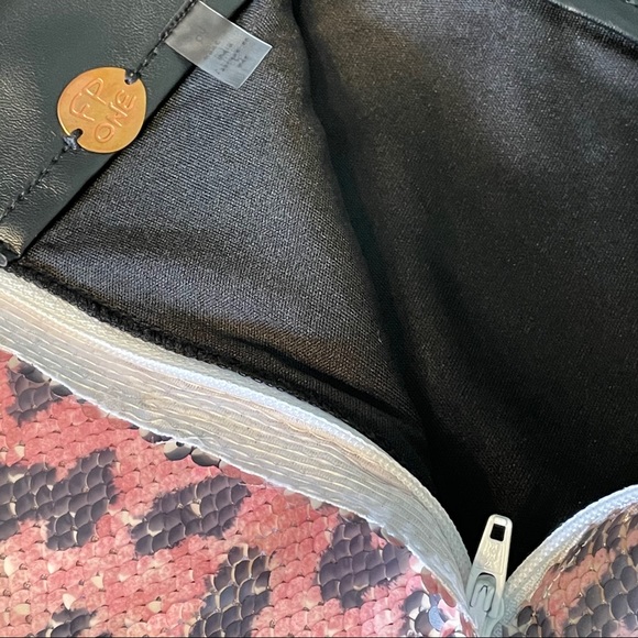 NWT FREE PEOPLE Cheetah print sequin mini skirt - Picture 13 of 14